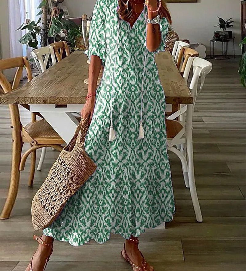 LUNA | ROBE MIDI STYLE BOHÈME DOUCE