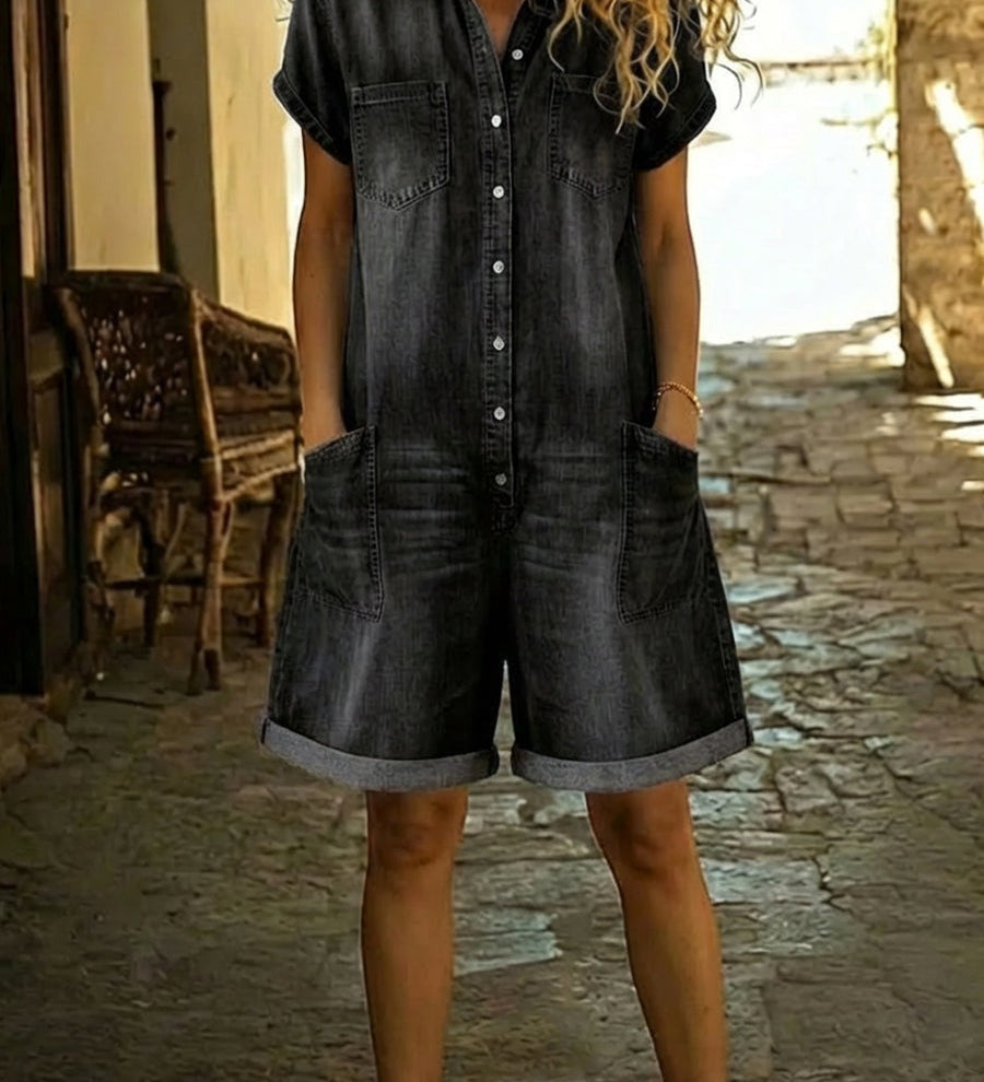Leticia | Combishort en jean