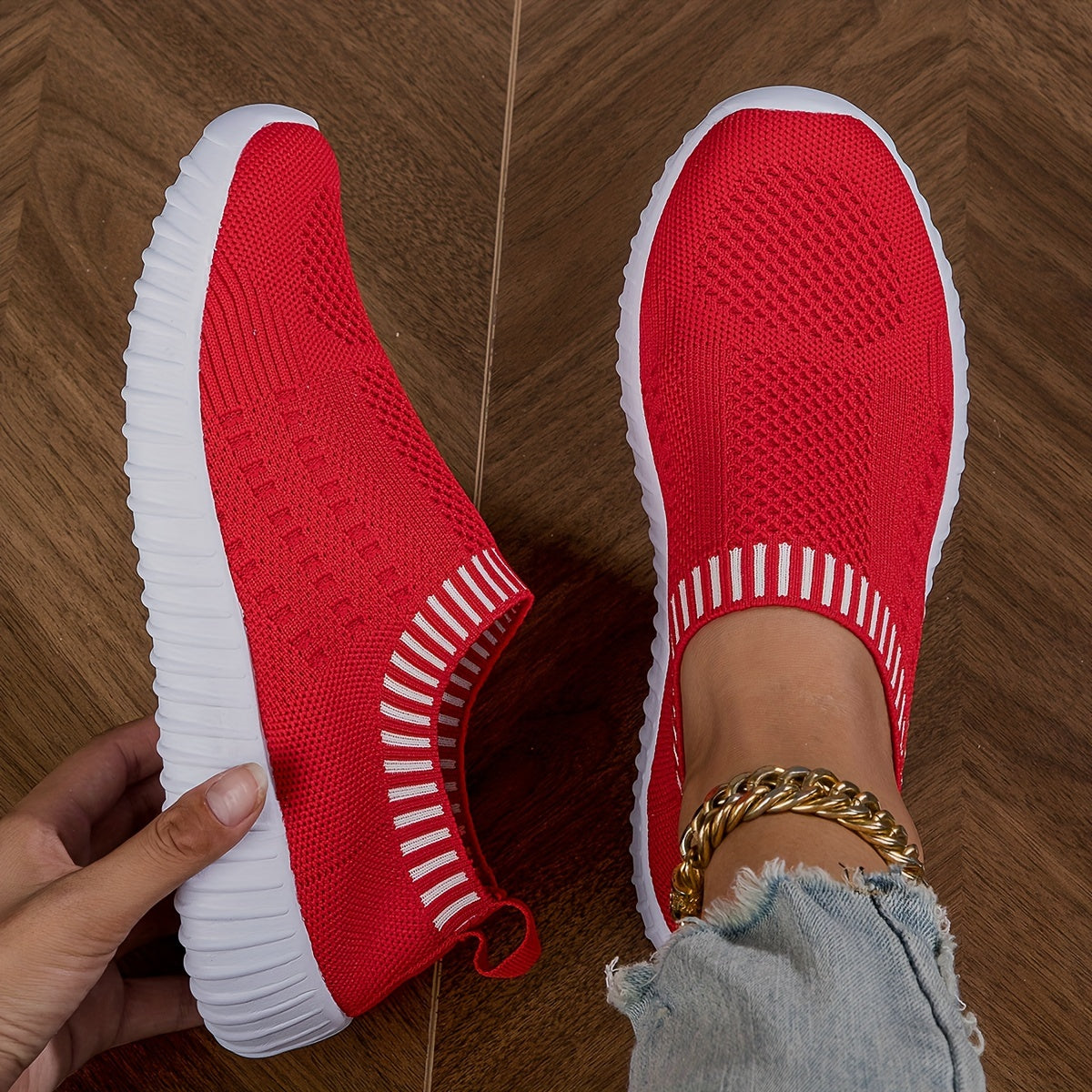 Baskets chaussettes légères antidérapantes