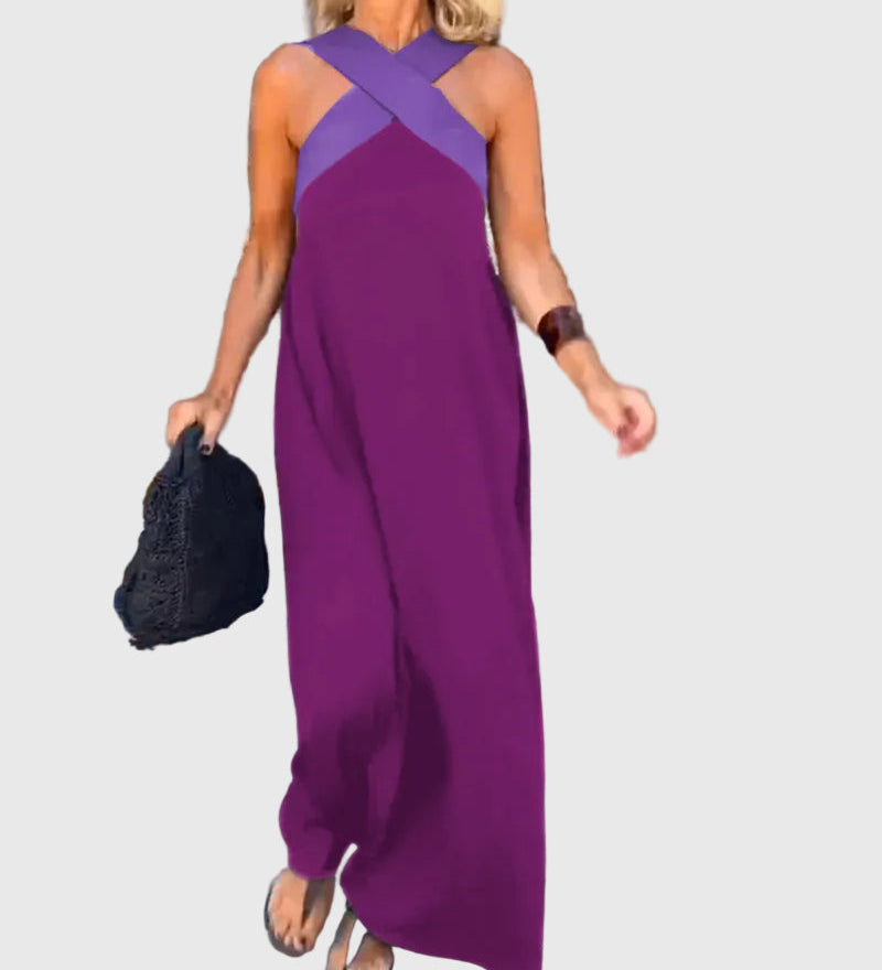 Elena | Robe Maxi Fluide Raffinée
