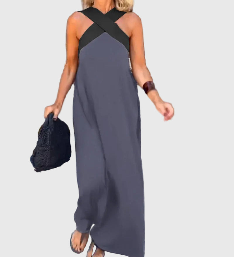 Elena | Robe Maxi Fluide Raffinée