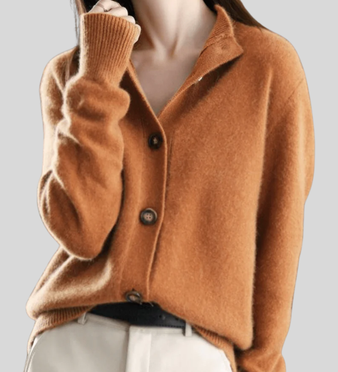 Claire | Cardigan Cachemire Style Vintage