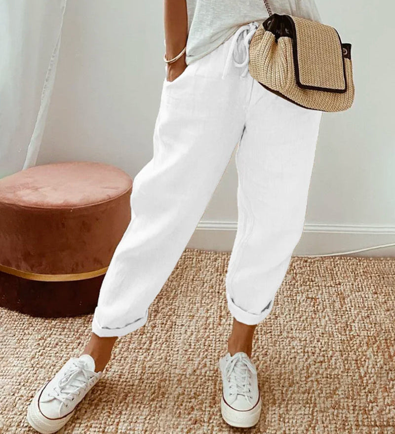 Céleste | Pantalon Fluide Confort Élégant