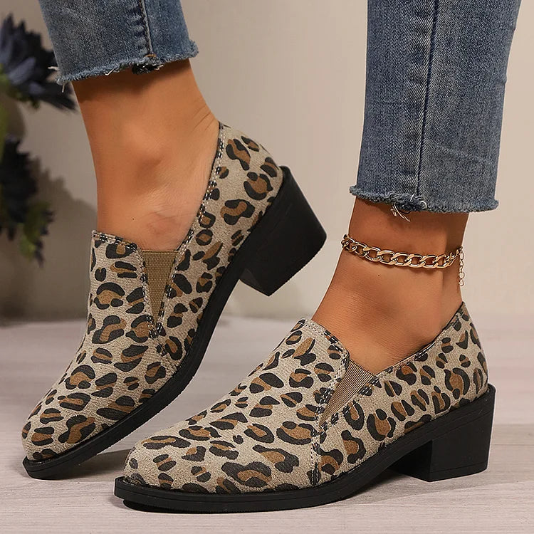Angélique™ | Mocassin Léopard Chic