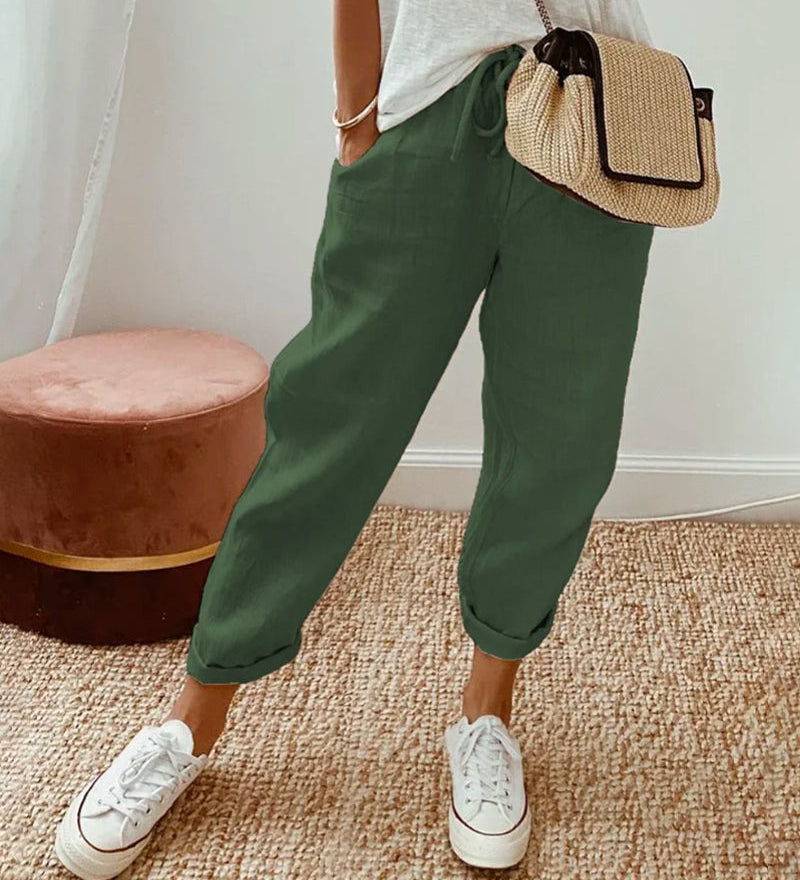 Céleste | Pantalon Fluide Confort Élégant
