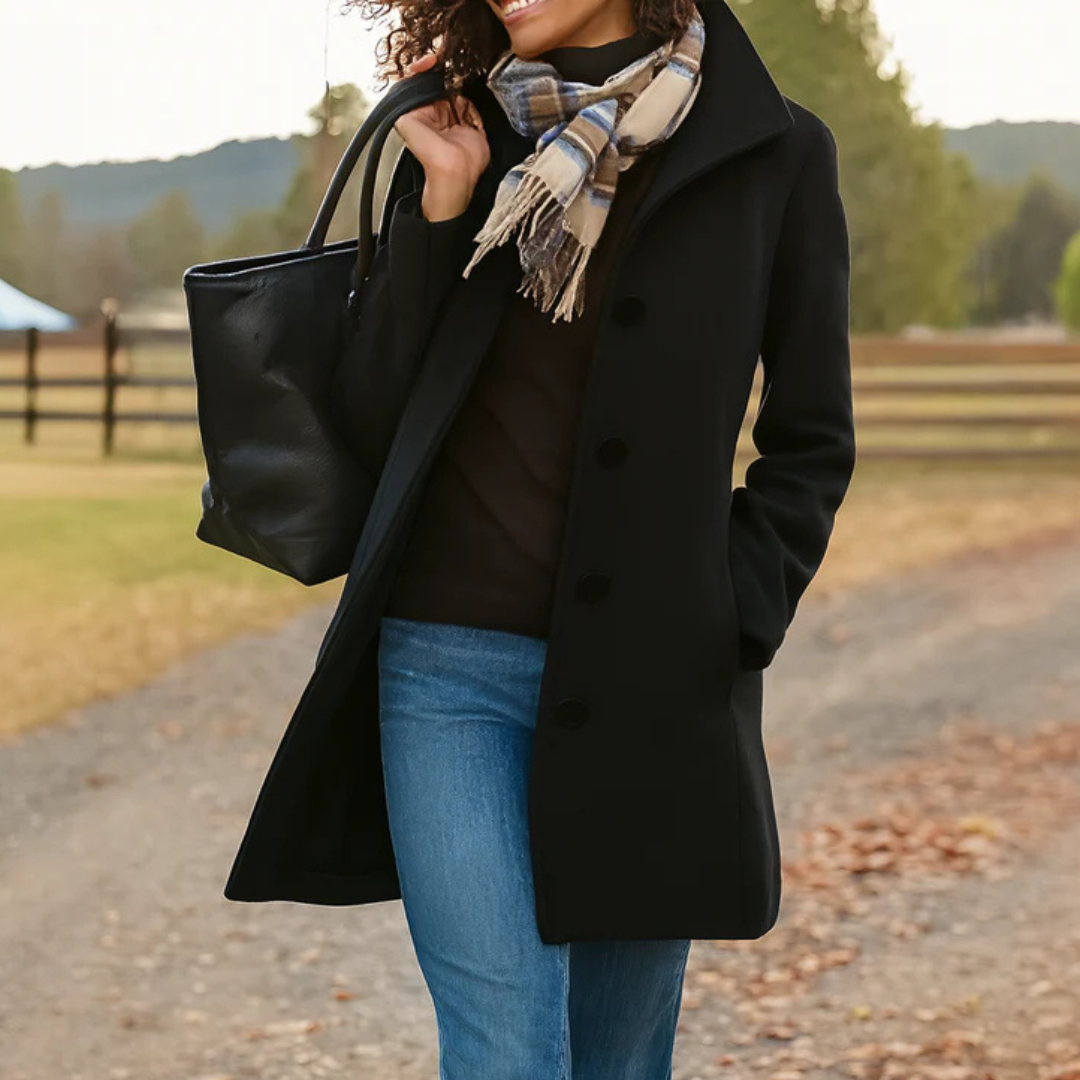 Aurora | Manteau Chic à Un Bouton