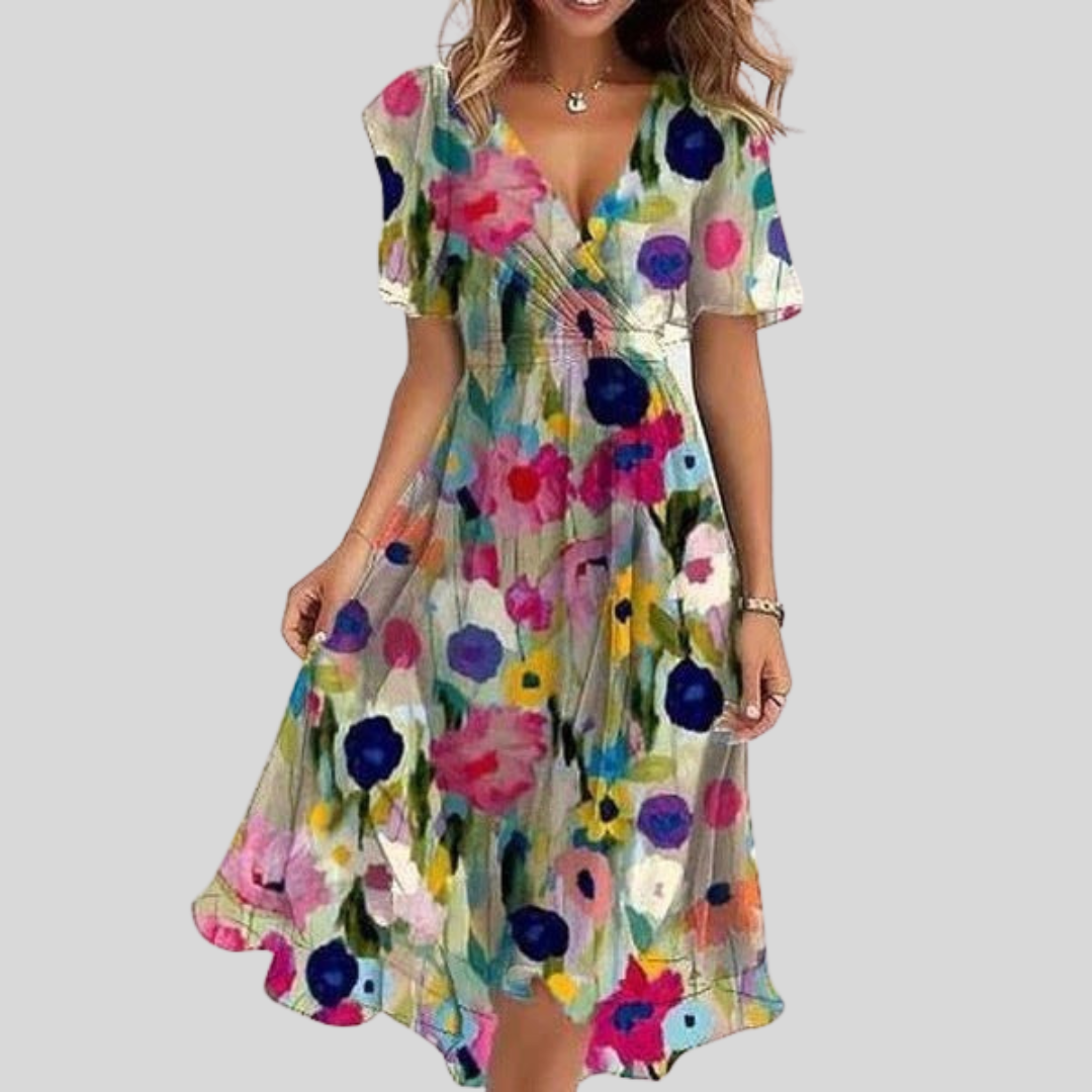 Adeline – Robe d'Été Élégante