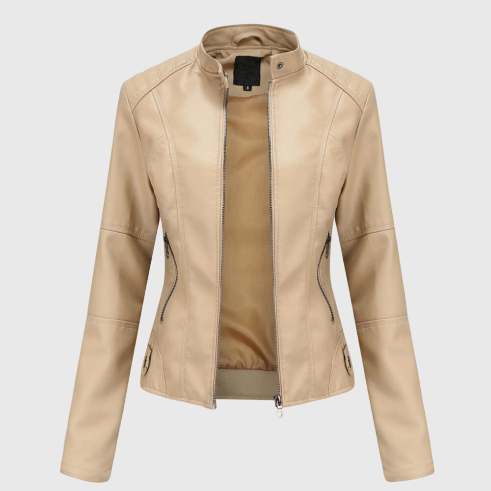 Giorgina™ | Veste en Cuir Raffinée pour Femmes