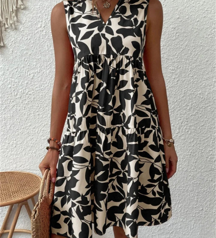 TASHA | ROBE MIDI FLUIDE FLORALE