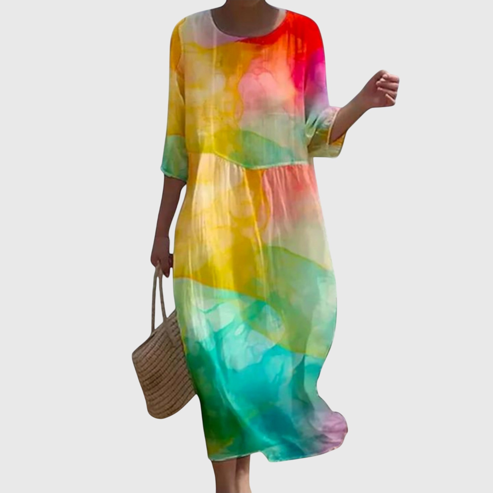 Hayley™ | Robe Maxi Fleurie Raffinée