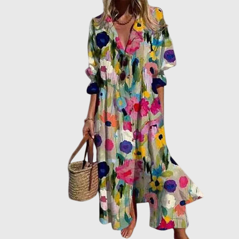 Zariah | Robe Maxi Bohème Raffinée