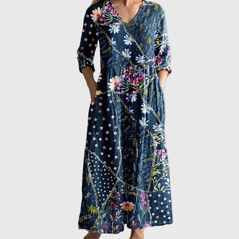 Saule | Robe Maxi Grâce Naturelle