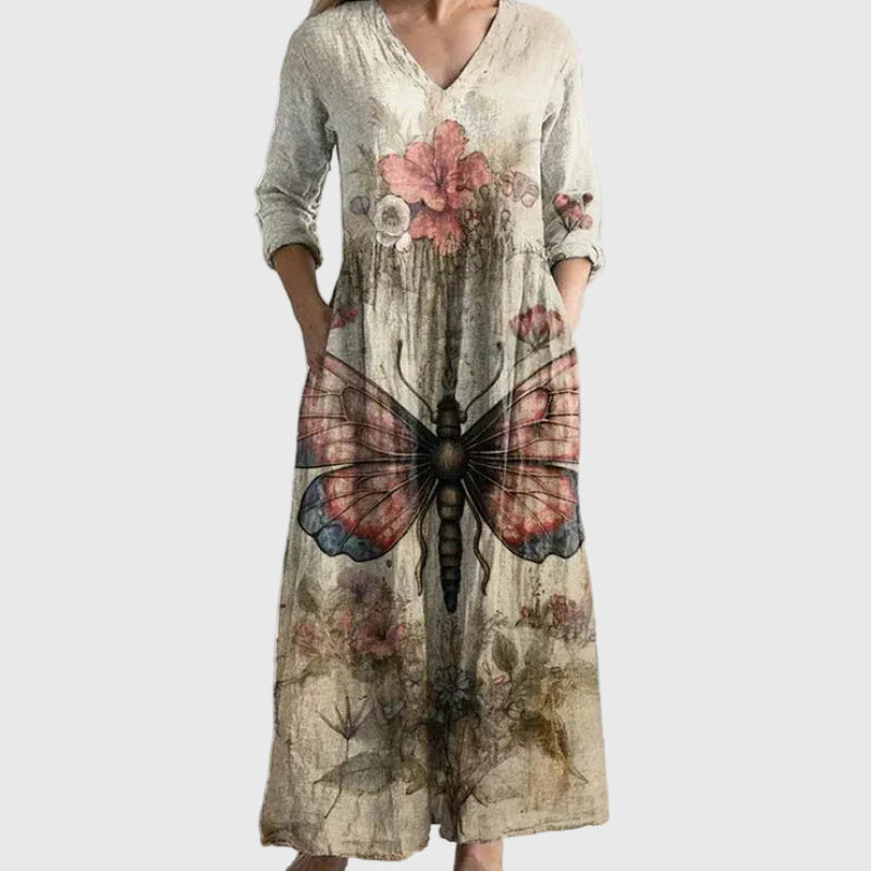 Saule | Robe Maxi Grâce Naturelle