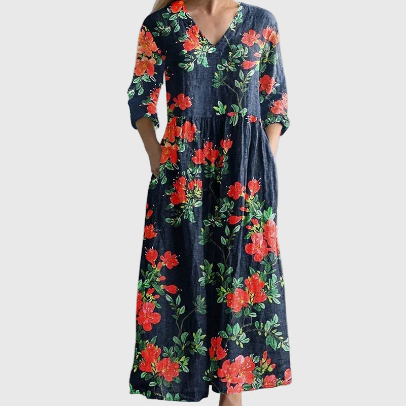 Saule | Robe Maxi Grâce Naturelle