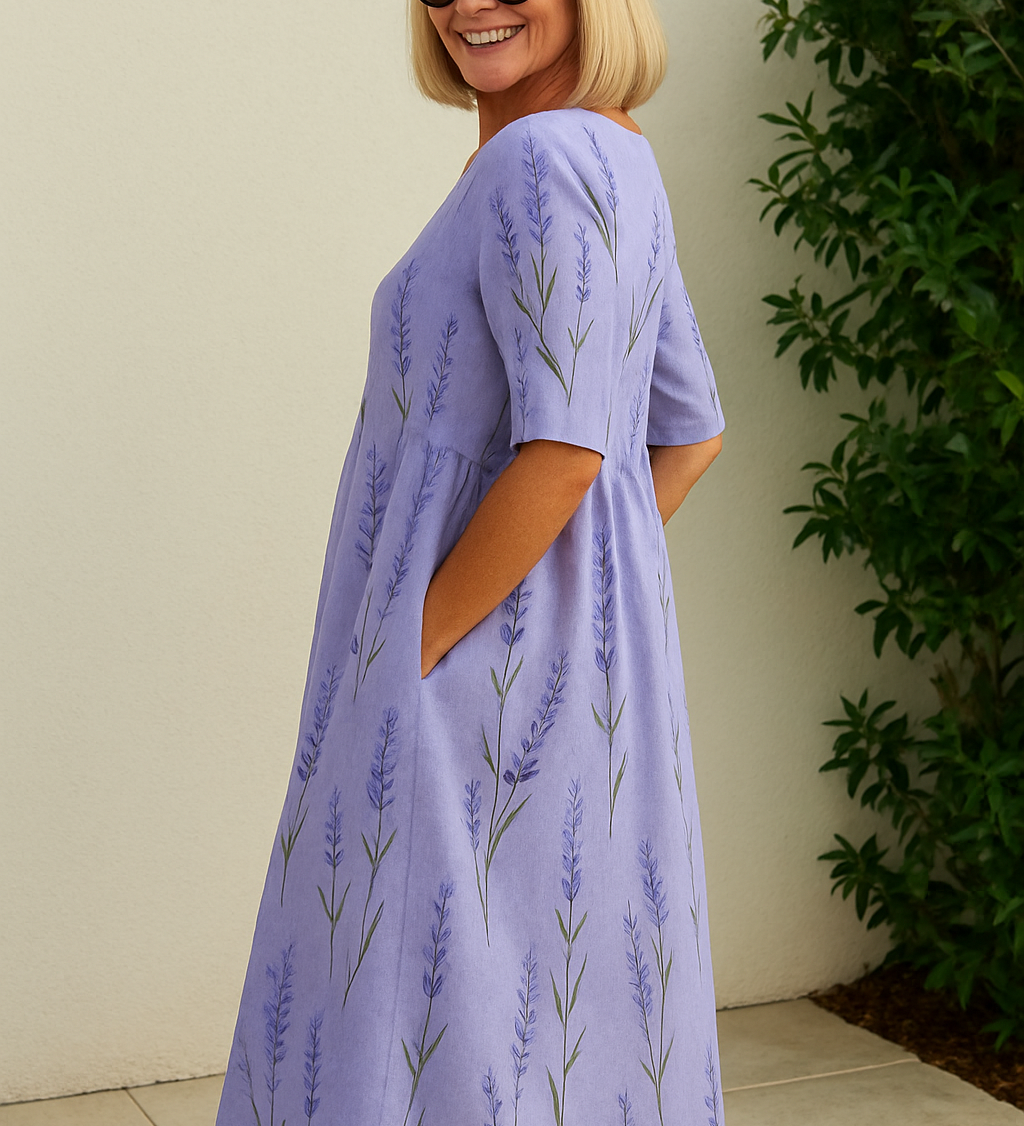 ROBE MIDI DÉTENTE LUNA