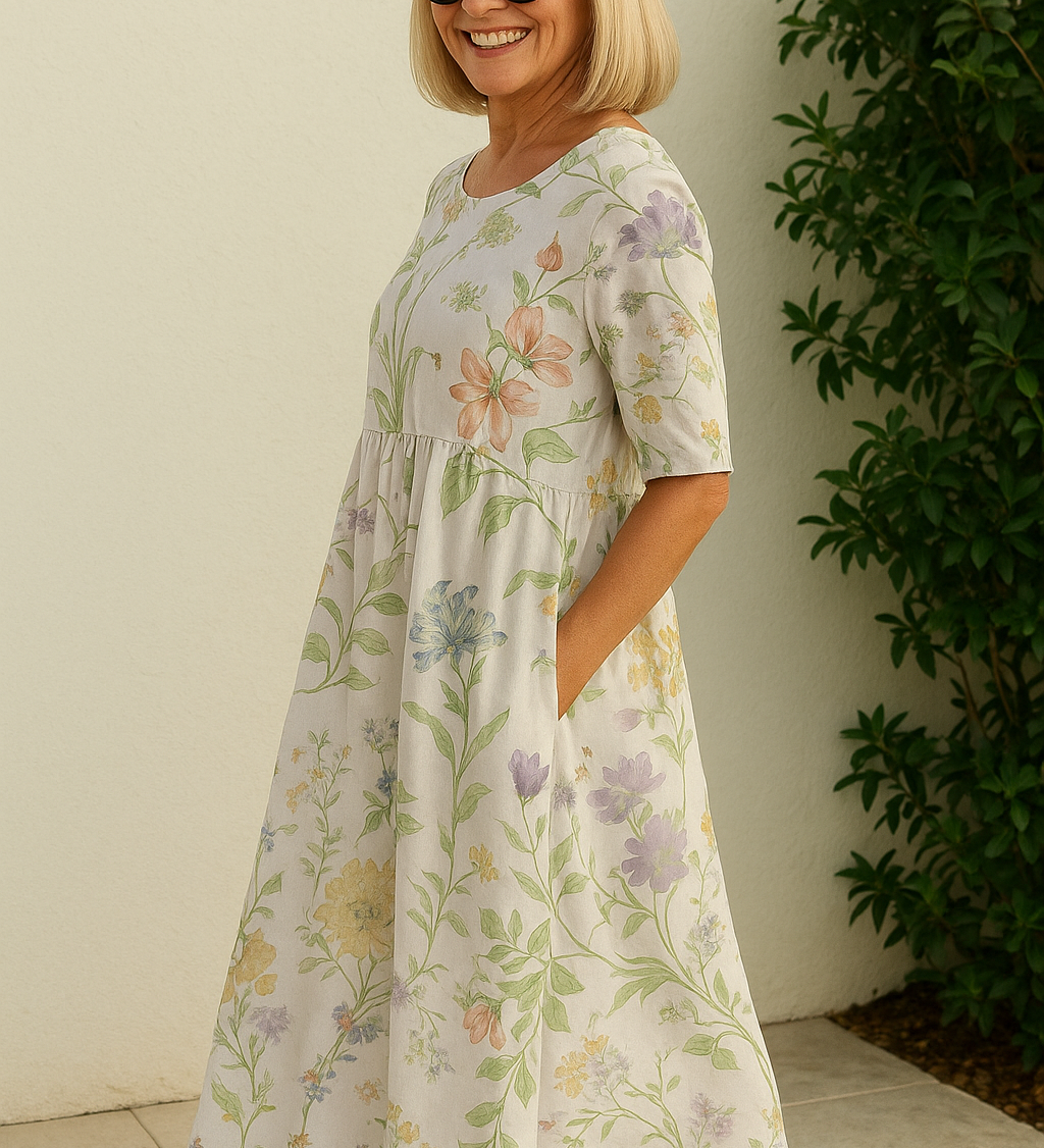 ROBE MIDI DÉTENTE LUNA