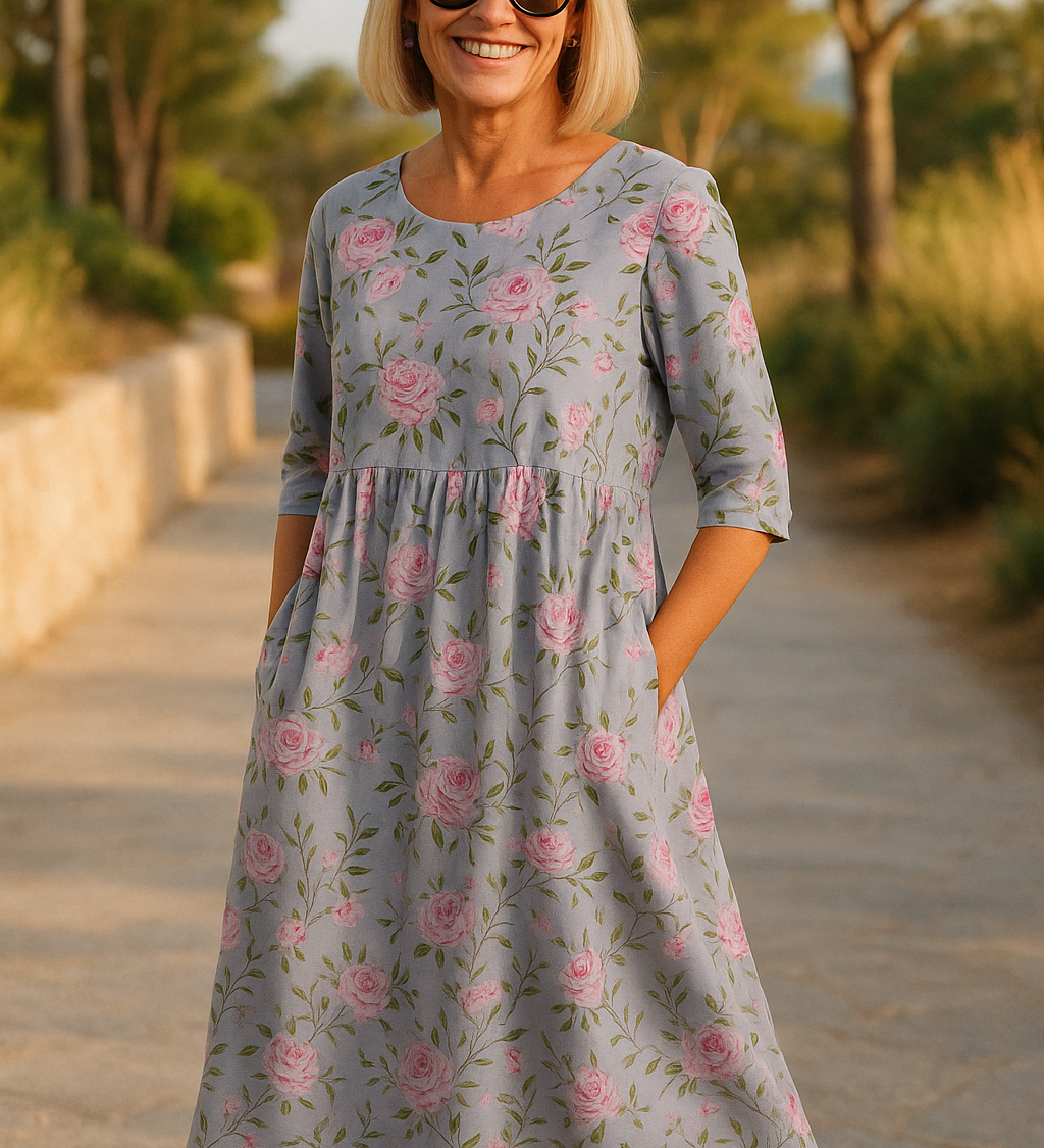 ROBE MIDI DÉTENTE LUNA