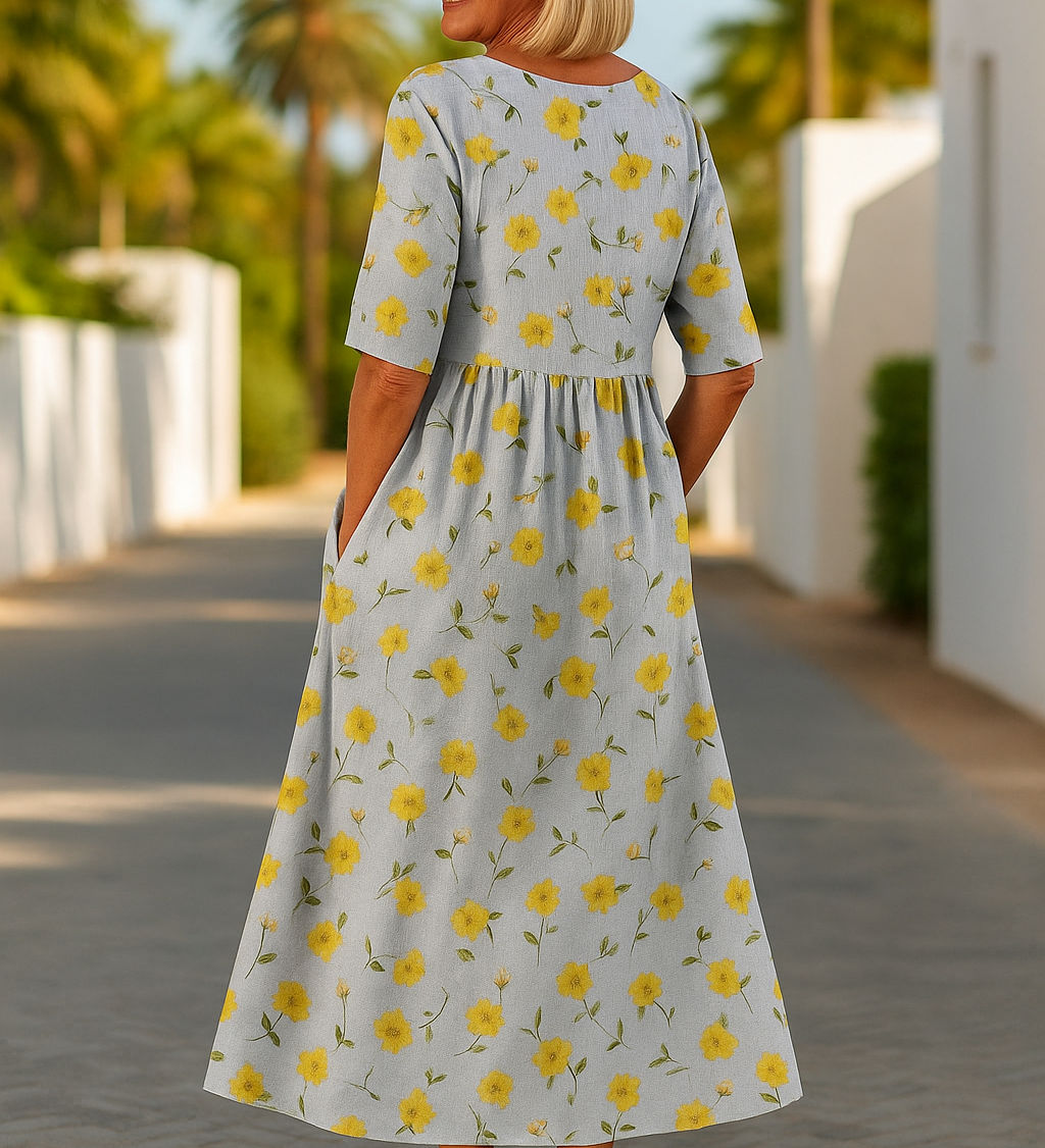 ROBE MIDI DÉTENTE LUNA