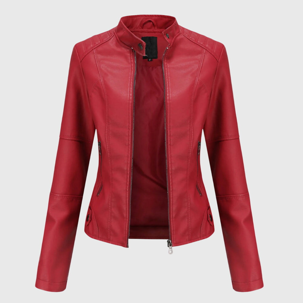 Giorgina™ | Veste en Cuir Raffinée pour Femmes