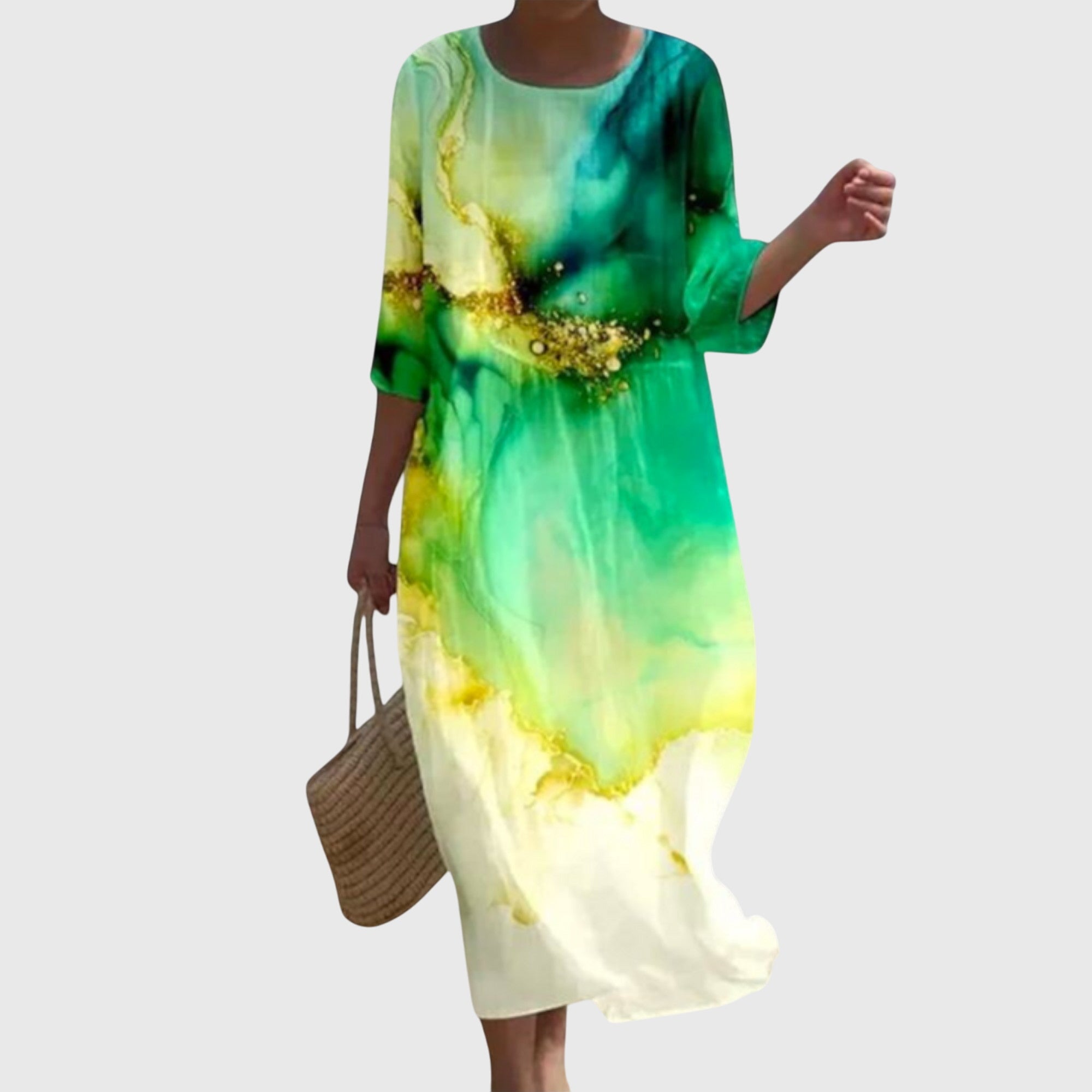 Hayley™ | Robe Maxi Fleurie Raffinée