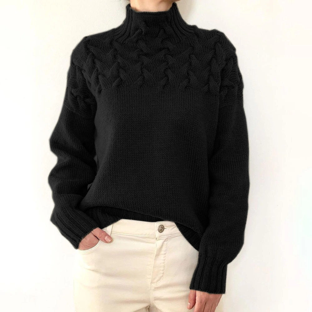 Elena | Pull Col Roulé Douillet